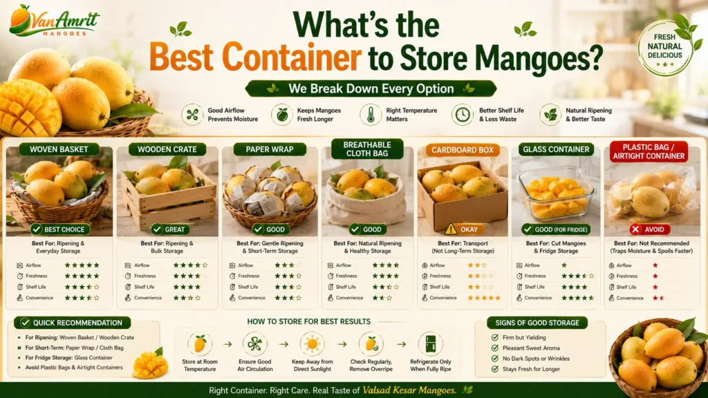 Best Containers for Mango Storage