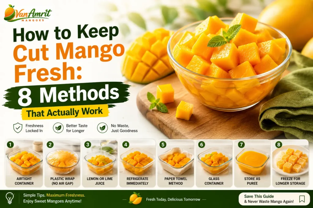 How to Keep Cut Mango Fresh