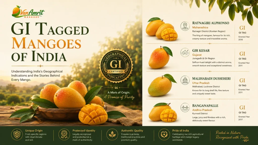 GI tag mangoes of India